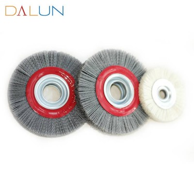 Cleaning pipe wire set flat wire brush for exception of welding spots and Polishing