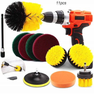 Electric Drill Clean Brush Hard Floor Kitchen Surface Stains Tool