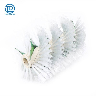 Industrial Brush Cleaning Tufted Nylon Spiral Roller Brush