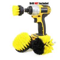 Bathroom Surfaces Tub, Shower, Tile and Grout All Purpose Power Scrubber Cleaning Kit,Drill brushes.